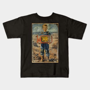 Vault Boy in Wasteland - Poster Kids T-Shirt